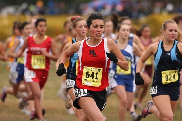 2010CIF XC GD5-1510.JPG - 2010 California CIF Cross Country Championships, Woodward Park, Fresno, California